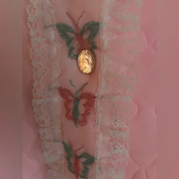 Vintage 60s quilted robe - Picture 9 of 12